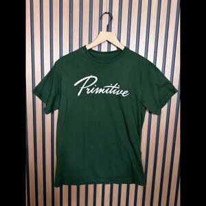 Primitive T Shirt Medium Mens Green Short Sleeve Skateboarding Tee Skater